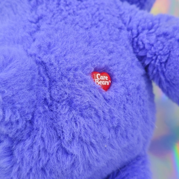 Care Bears 2014 Purple Harmony Bear Plush - Picture 5 of 6